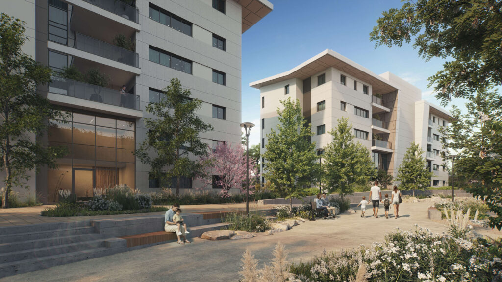 מרחב פתוח ומטופח