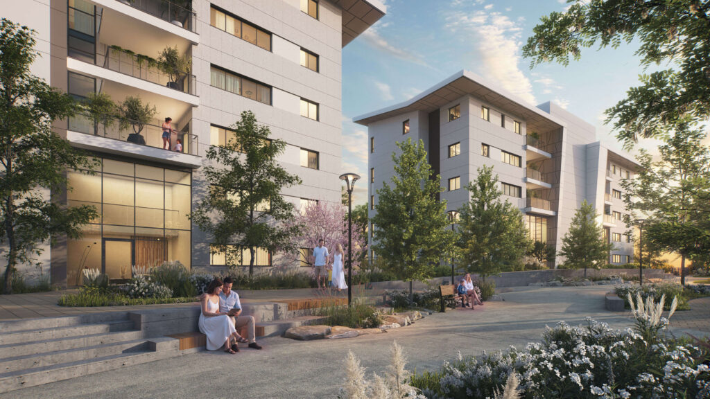 מרחב פתוח ומטופח